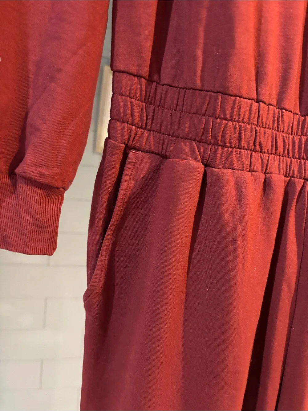 Garnet Hill‎ French Terry Jogger Jumpsuit